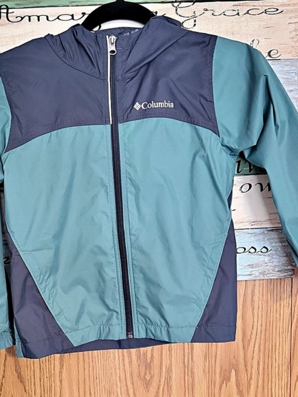 Columbia Boys Watertight II Rain Jacket Blue Boys XS